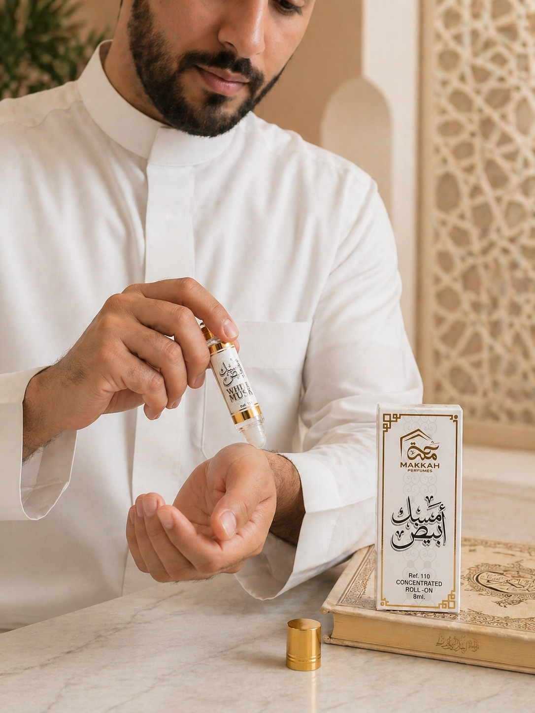 مسك ابيض 8 مل
